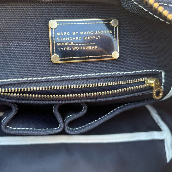 Marc by Marc Jacobs Distressed Canvas Black Small Tote Model #: 0622.61 - Picture 12 of 15